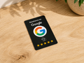 tarjeta con NFC para reseñas de google