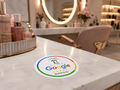 Adhesivo con NFC para reseñas de Google